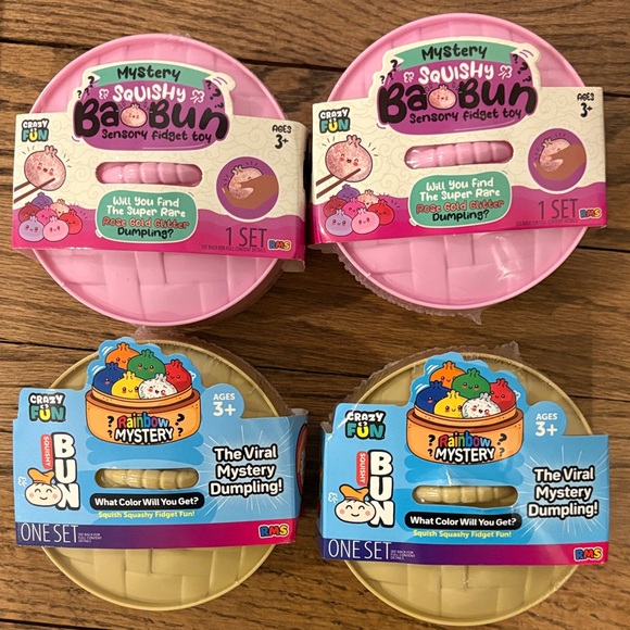 RMS Toys Mystery Squishy Bao Bun Sensory Fidget Toy Pink And Tan rms-toys-mystery-squishy-bao-bun-sensory-fidget-toy-pink-and-tan